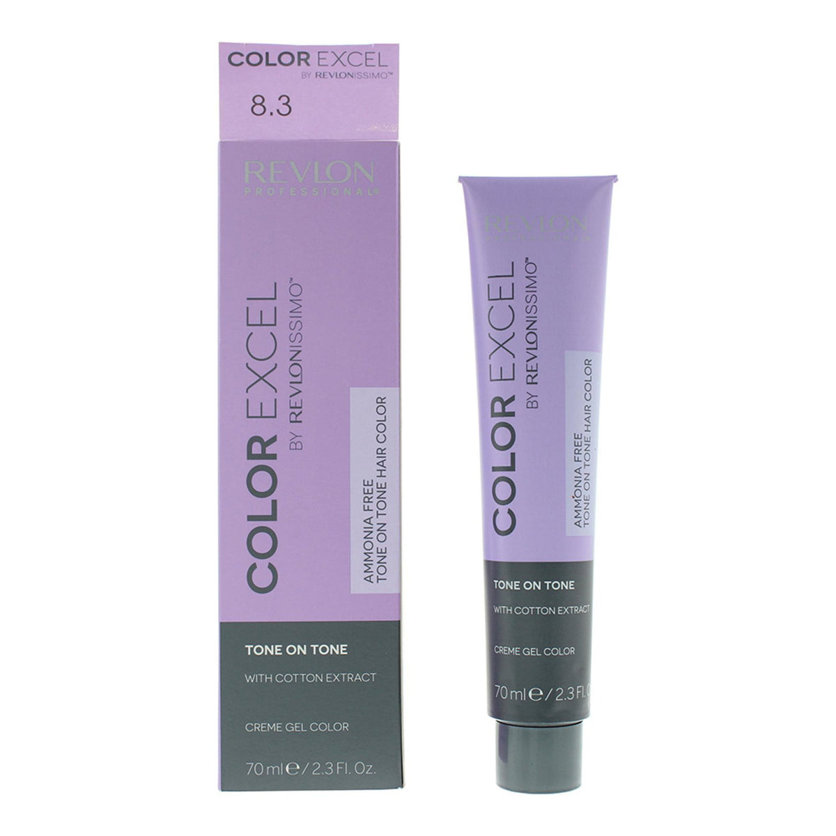Revlon Revlon, Color Excel, Demi-permanente Haarfarbe, 8.3 Light Golden Blonde, 70 ml Regular