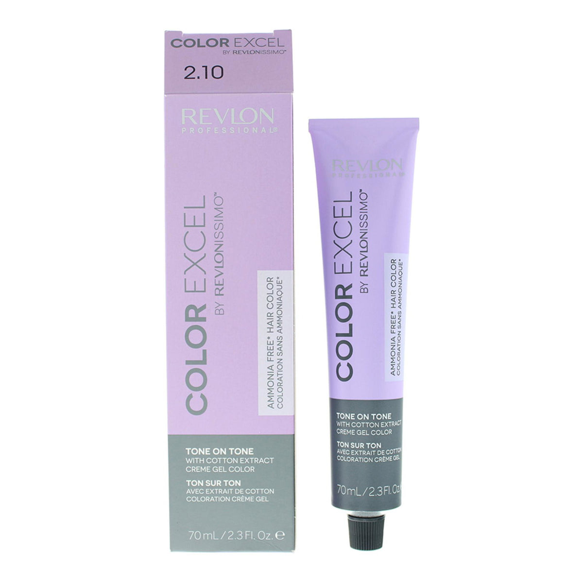 Revlon Revlon, Color Excel, Demi-permanente Haarfarbe, 2.10 Blue Black, 70 ml Regular