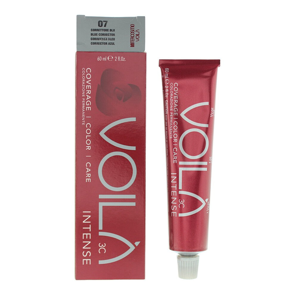 Intercosmo Intercosmo, Voila 3C Intense, Permanente Haarfarbe, 07N Blue Corrector, 60 ml Regular