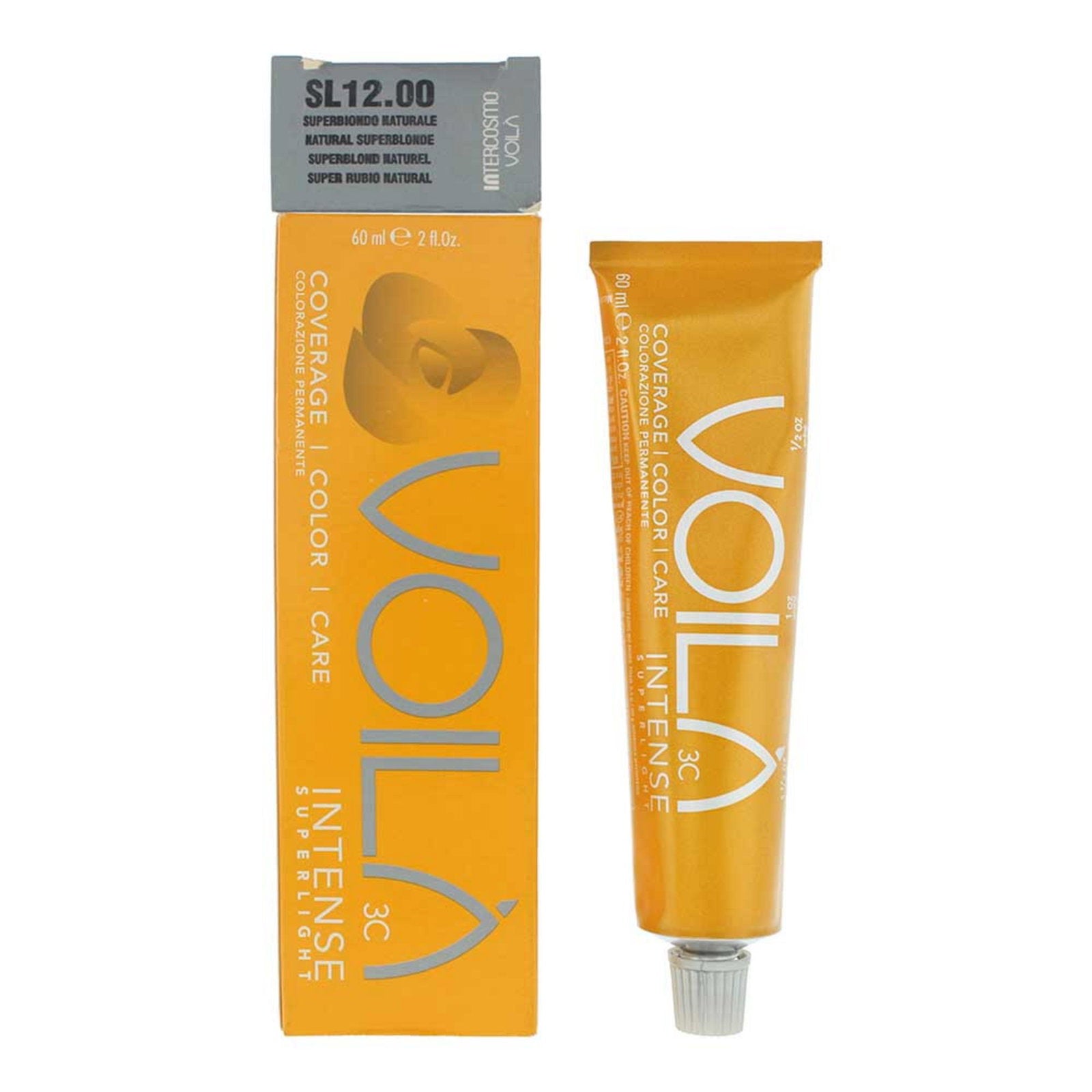 Intercosmo Intercosmo, Voila 3C Intense Superlight, Permanente Haarfarbe, Natural Superblonde, 60 ml Regular