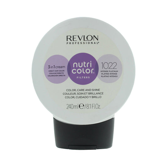 Revlon Revlon, Nutri Color Filters, Haarfarben-Creme-Toner, 1022 Intense Platinum, 240 ml Regular