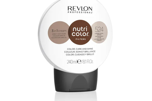 REVLON Nutri Color Filters Toning 240 ml 524 Coopery Pearl Brown Haarfarbe Augenbrauen-Make-up