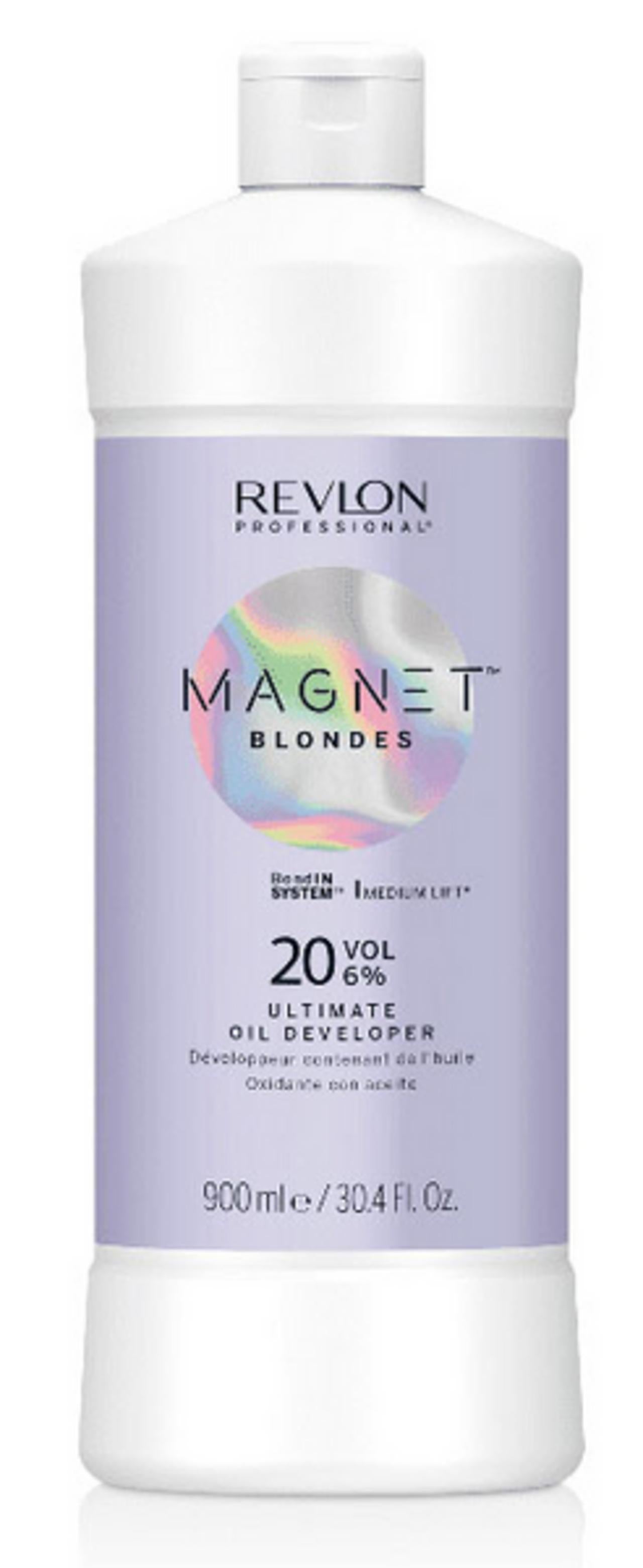 Revlon Revlon, Magnet Blondes, Aufhellen, Haaroxidationscreme, 6%, 20 vol, 900 ml Regular