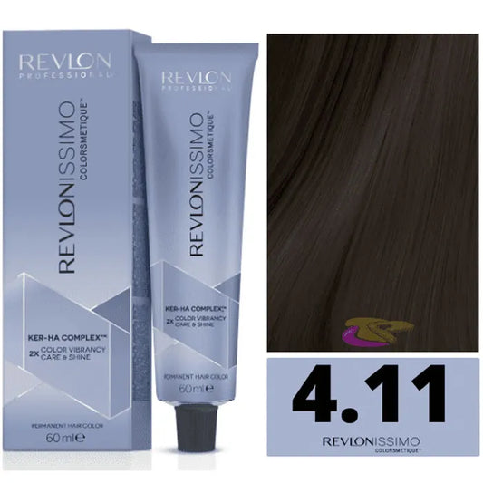 REVLON REVLON Revlonissimo Colorsmetique Haarfarbe 4,11 Medium Chestnut Intense Ash 60 ml Kosmetik