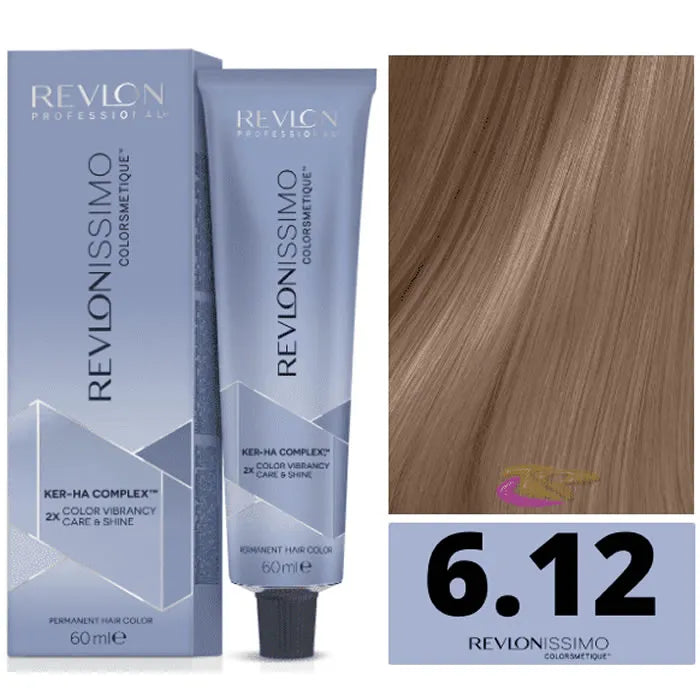 REVLON Revlon Revlonissimo Colorsmetique Haarfarbe 6,12 Dark Blonde Iris Ash 60 ml Kosmetik