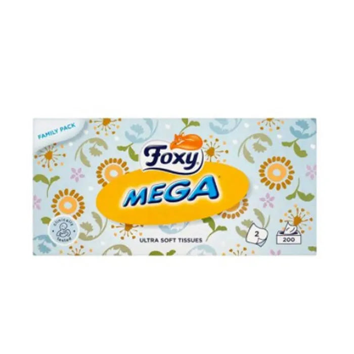 FOXY FOXY Mega Gewebe 200 Stück Kosmetiktücher