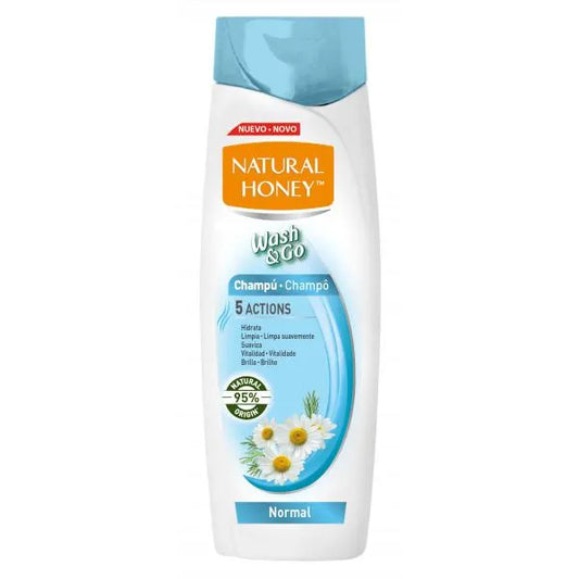 NATURAL HONEY Wash y Go Shampoo Normal 400 ml Kosmetik