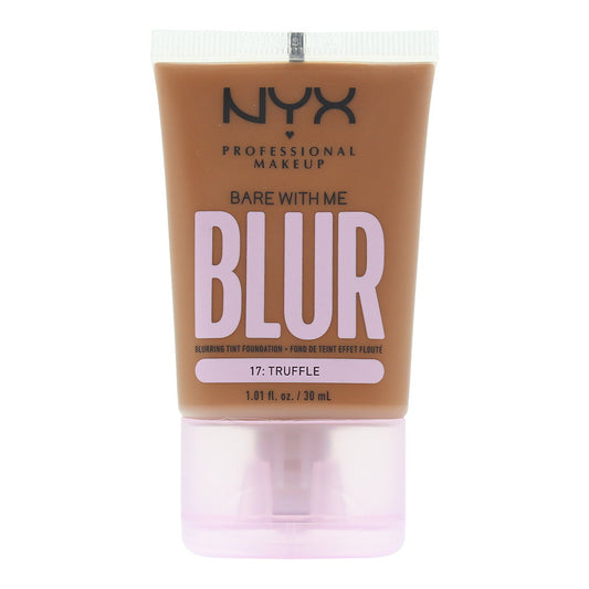 Nyx Nyx, Bare With Me Blur, Natürliches Finish, Flüssige Grundierung, BWMBT17, Trüffel, Nein, 30 ml Regular