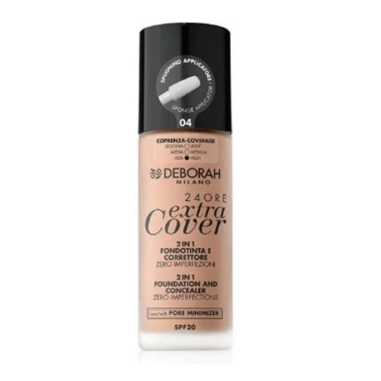 Deborah Milano 24 Ore Extra Cover 2 En 1 Spf20 04 30 ml
