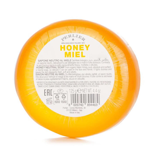 PERLIER Honey Neutrale Honigseife 125 g Kosmetik