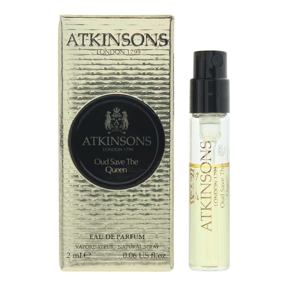Atkinsons Atkinsons, Oud Save The Queen, Eau de Parfum, Für Frauen, 2 ml Fläschchen Vial