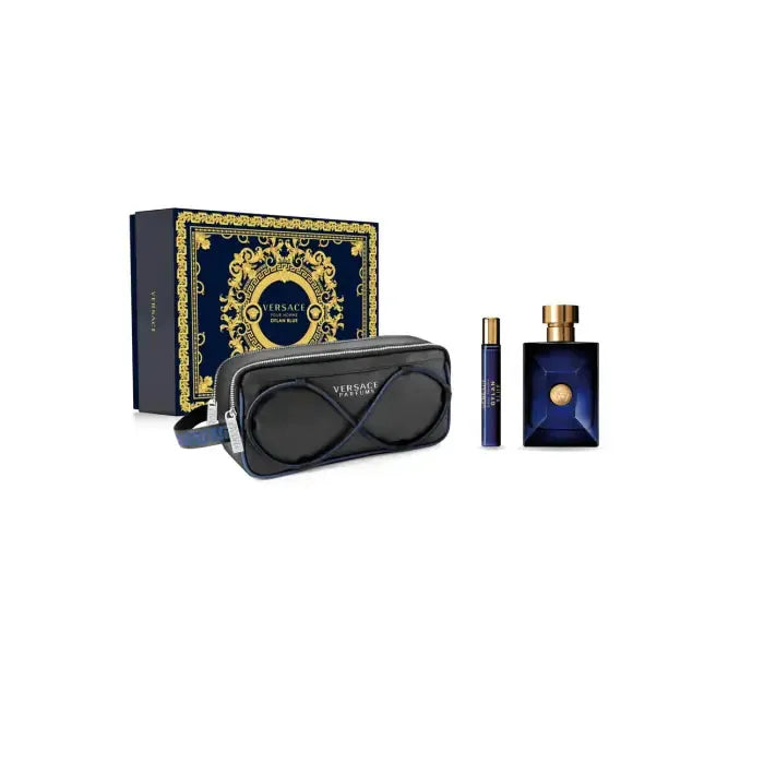 VERSACE VERSACE Dylan Blue Eau de Toilette Spray 100 ml 3-teiliges Set Parfüm