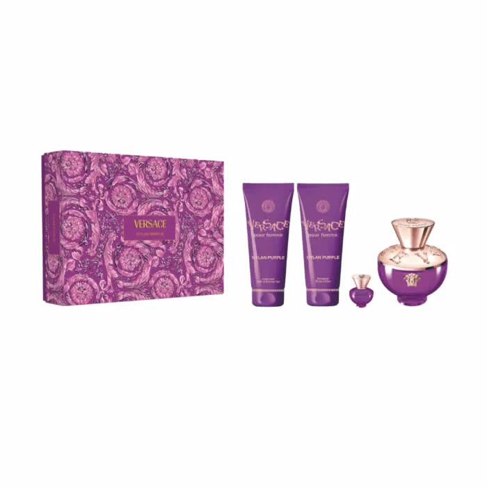 VERSACE VERSACE Dylan Purple Eau de Parfum Spray 100 ml Set 4 Artikel Parfüm