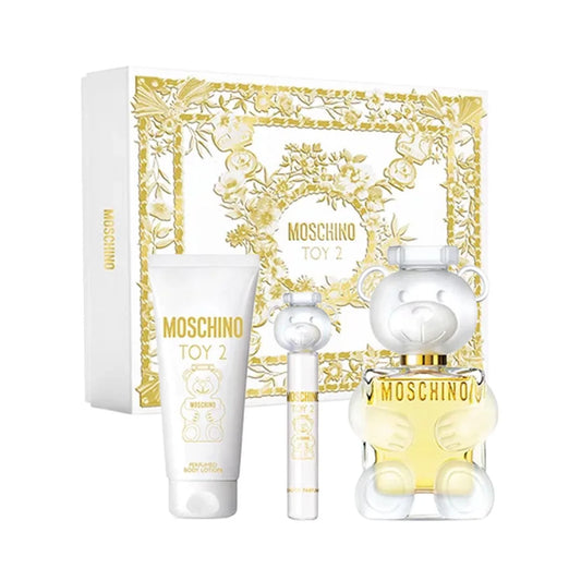 MOSCHINO Moschino Toy 2 Eau de Parfum 100 ml Spray Körperlotion 100 ml Parfum Miniatur 10 ml Parfüm