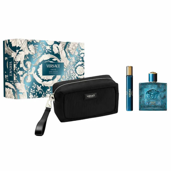 VERSACE Versace Eros Pour Homme Eau de Toilette Spray 100 ml 3er Set Parfüm