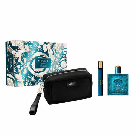 VERSACE VERSACE Eros Eau de Parfum Spray 100 ml Set 3 Artikel Herrenduft Parfüm