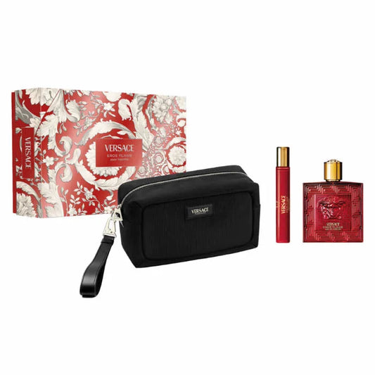 VERSACE VERSACE Eros Flame Eau de Parfum Spray 100 ml Set 3 Artikel Parfüm
