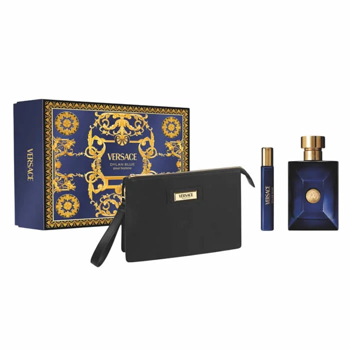 Versace Dylan Blue Pour Homme Eau De Toilette Spray 100ml Set 3 Artikel