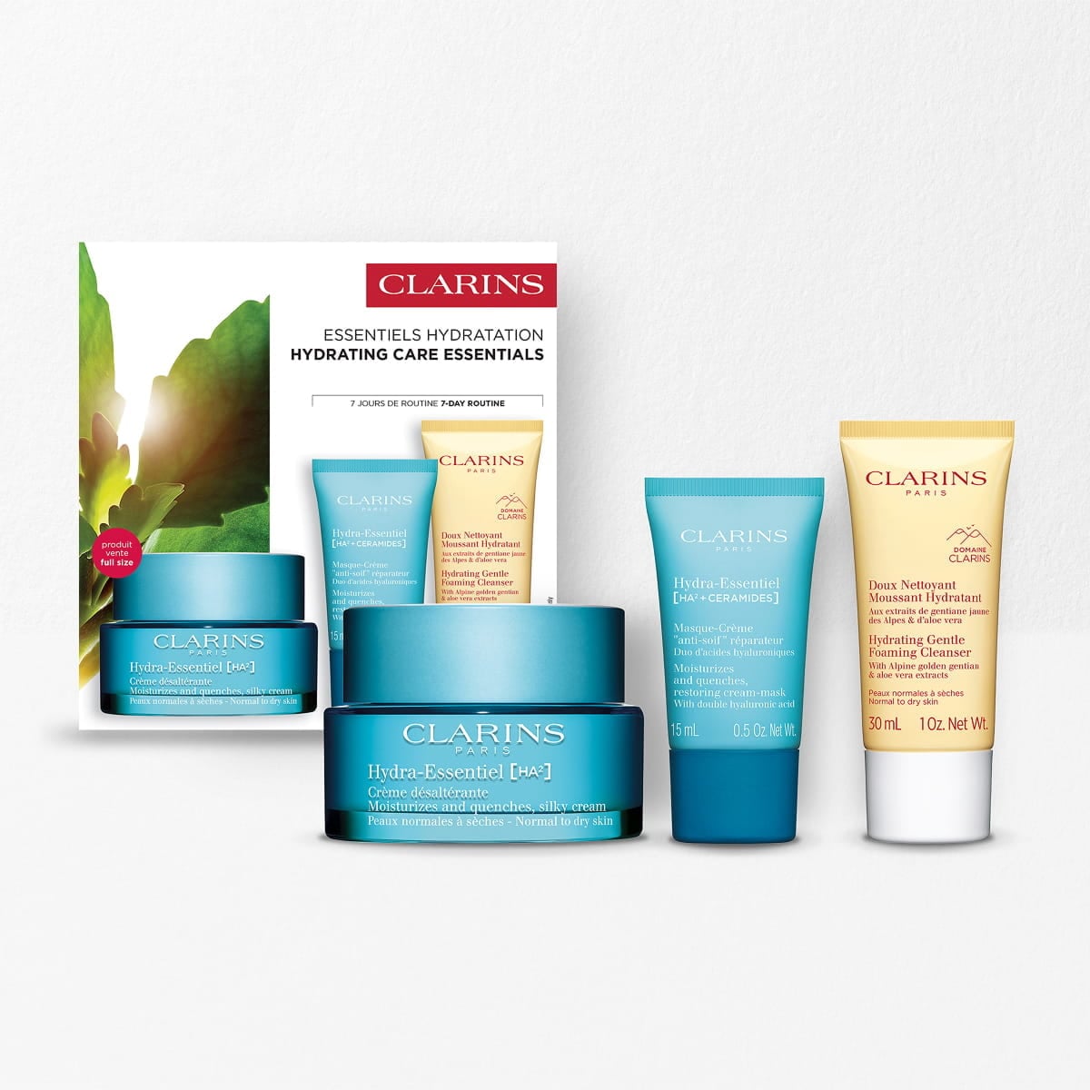 CLARINS Clarins Hydra Essentiel Kosmetikset 5-teilig