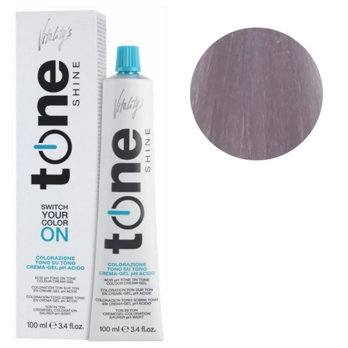 Vitality`s Tone Shine Demi-Permanent Hair Dye 10/87 Ultrablond Violet Irisé Pearl 100 ml