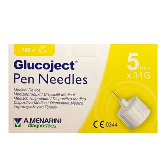MENARINI Glucoject Insulinkanüle 31G x 5 mm 100 Stück Kosmetik