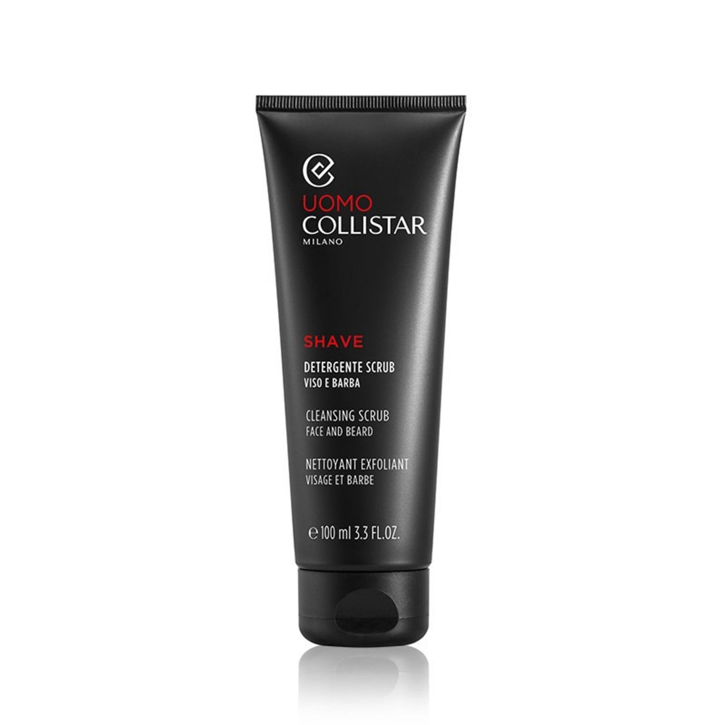 Collistar Uomo Sanftes Reinigungspeeling für Männer – 100 ml Gesichtspflege