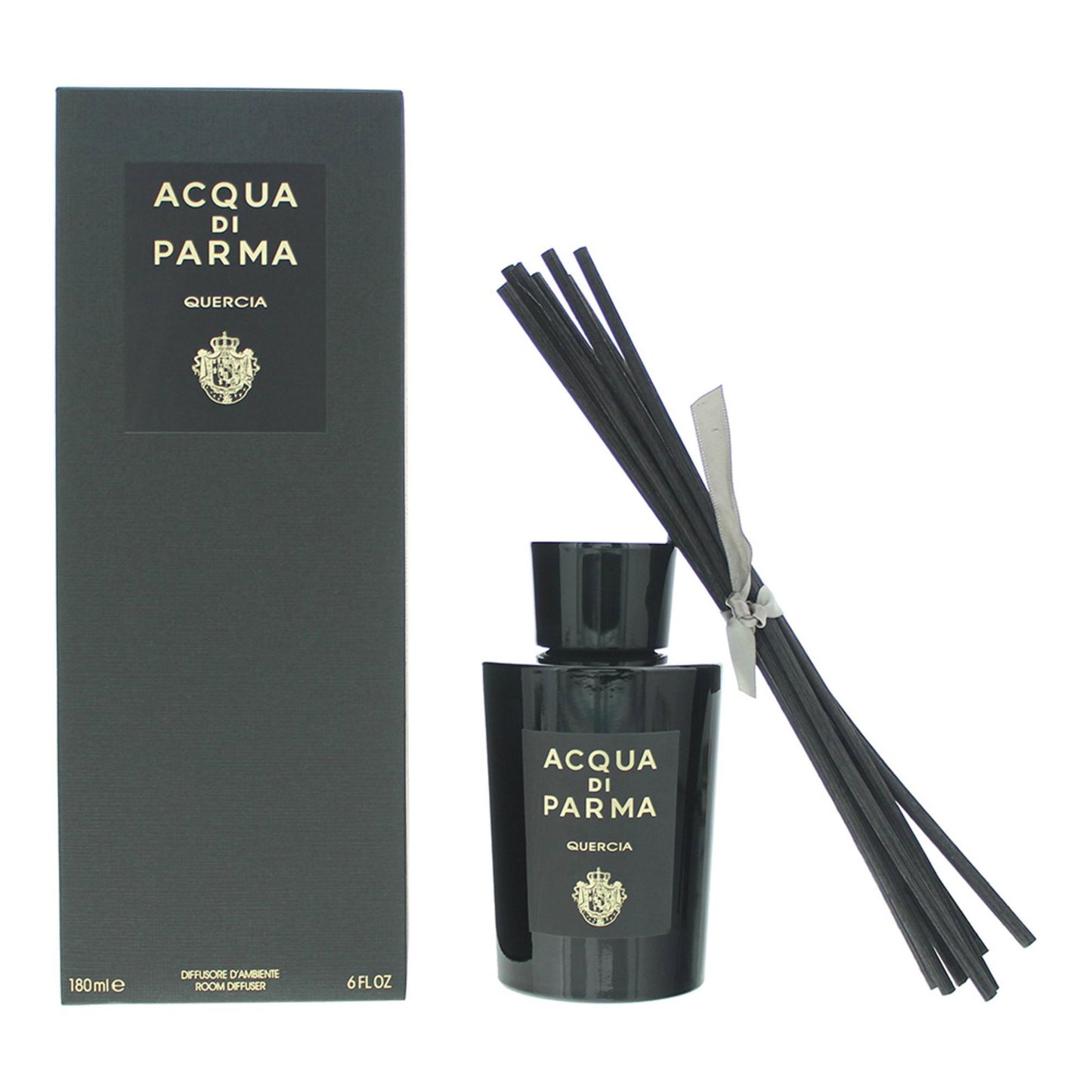 Acqua di Parma Acqua di Parma, Quercia, Schilf, Bernstein würzig, Aroma-Rattanstäbchen-Diffusor, 180 ml Regular