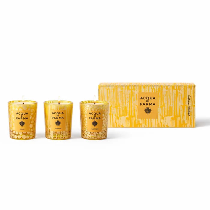 ACQUA DI PARMA ACQUA DI PARMA Holiday Candle Trio 3er Set Duftkerzen je 70g Kosmetik