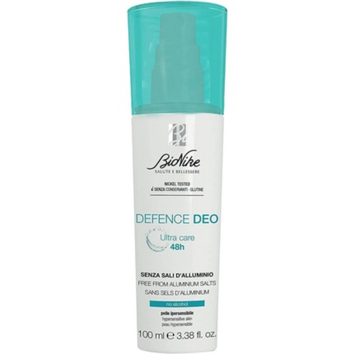 BioNike BioNike, Defence Deo Ultra-Care, 48h Protection, Deodorant Spray, Unisex, 100 ml Regular