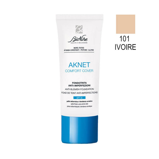 BioNike Comfort Cover Matte & Covering Liquid Foundation 101 Ivoire SPF 30 30 ml
