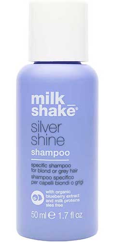 Milk Shake Milk Shake, Silver Shine, Haarshampoo, Zur Neutralisierung von Gelbtönen, 50 ml Regular