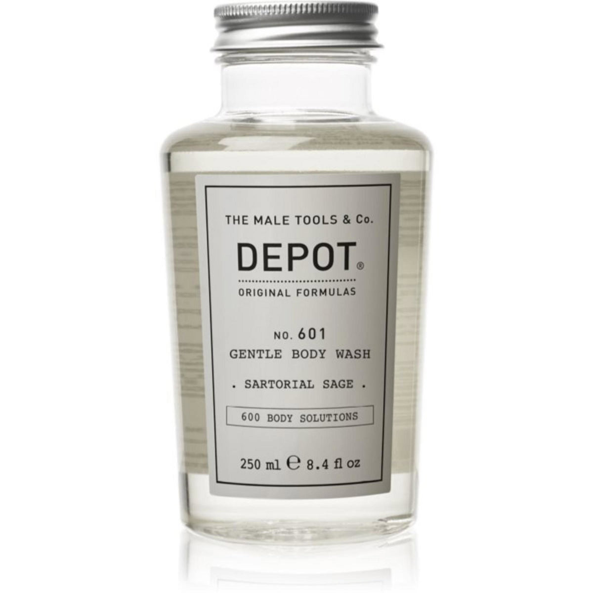Depot Depot, 600 Body Solutions No. 601, Sartorialer Weise, Duschgel, 250 ml Regular