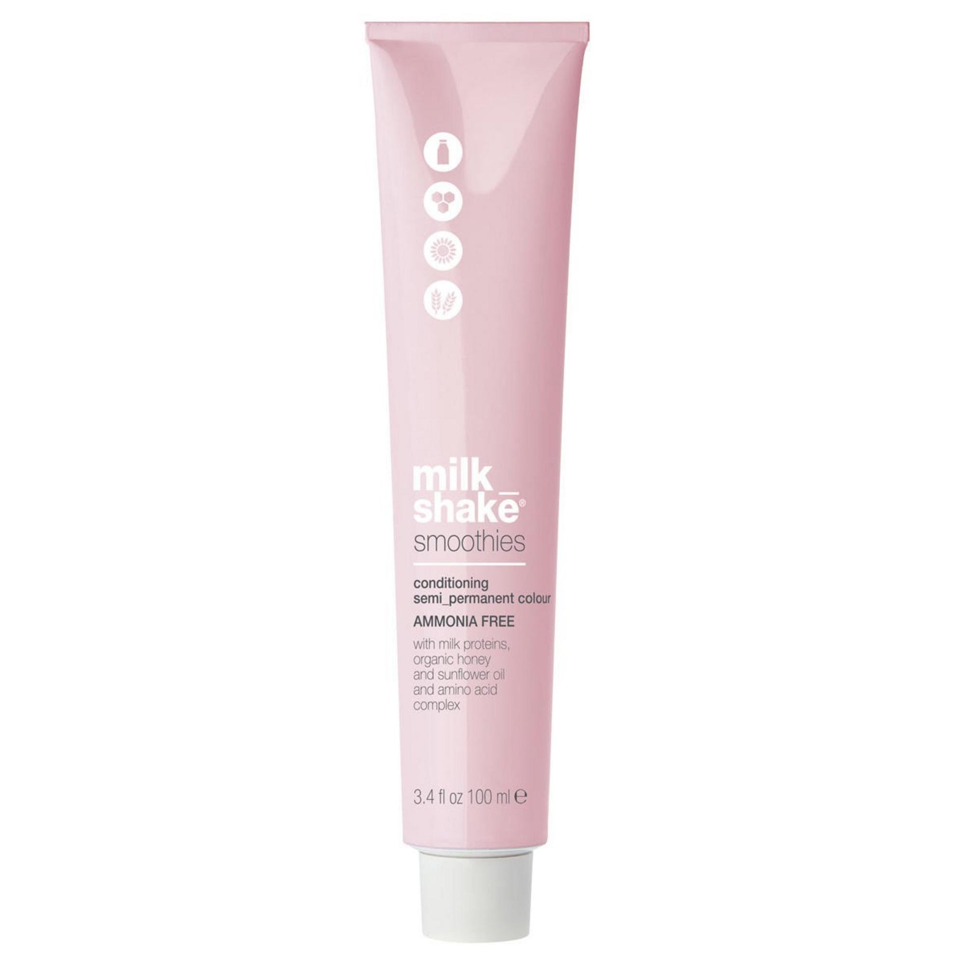 Milk Shake Milk Shake, Smoothies, Semi-permanente Haarfarbe, 7.8 Moka Mittelblond, 100 ml Regular