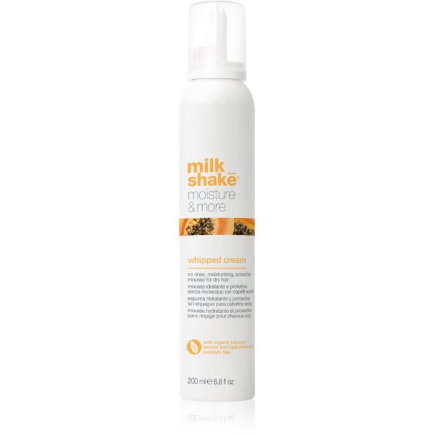 Milk Shake Milk Shake, Moisture & More, Haarstyling-Schaum, Feuchtigkeitsspendend, 200 ml Regular