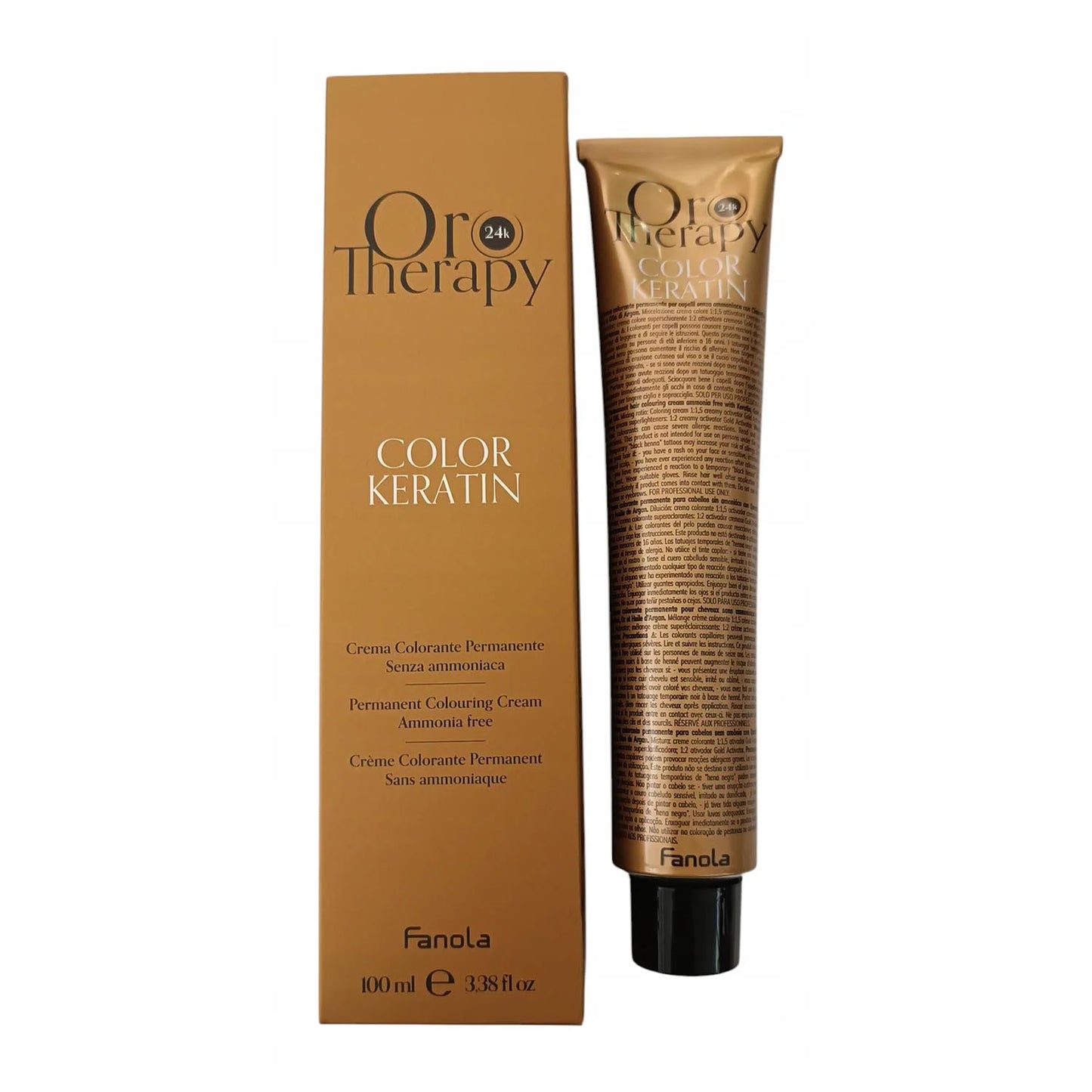 FANOLA Fanola Oro Therapy Color Keratin Haarfarbe 6,31 Dunkelblond Sand 100 ml Kosmetik