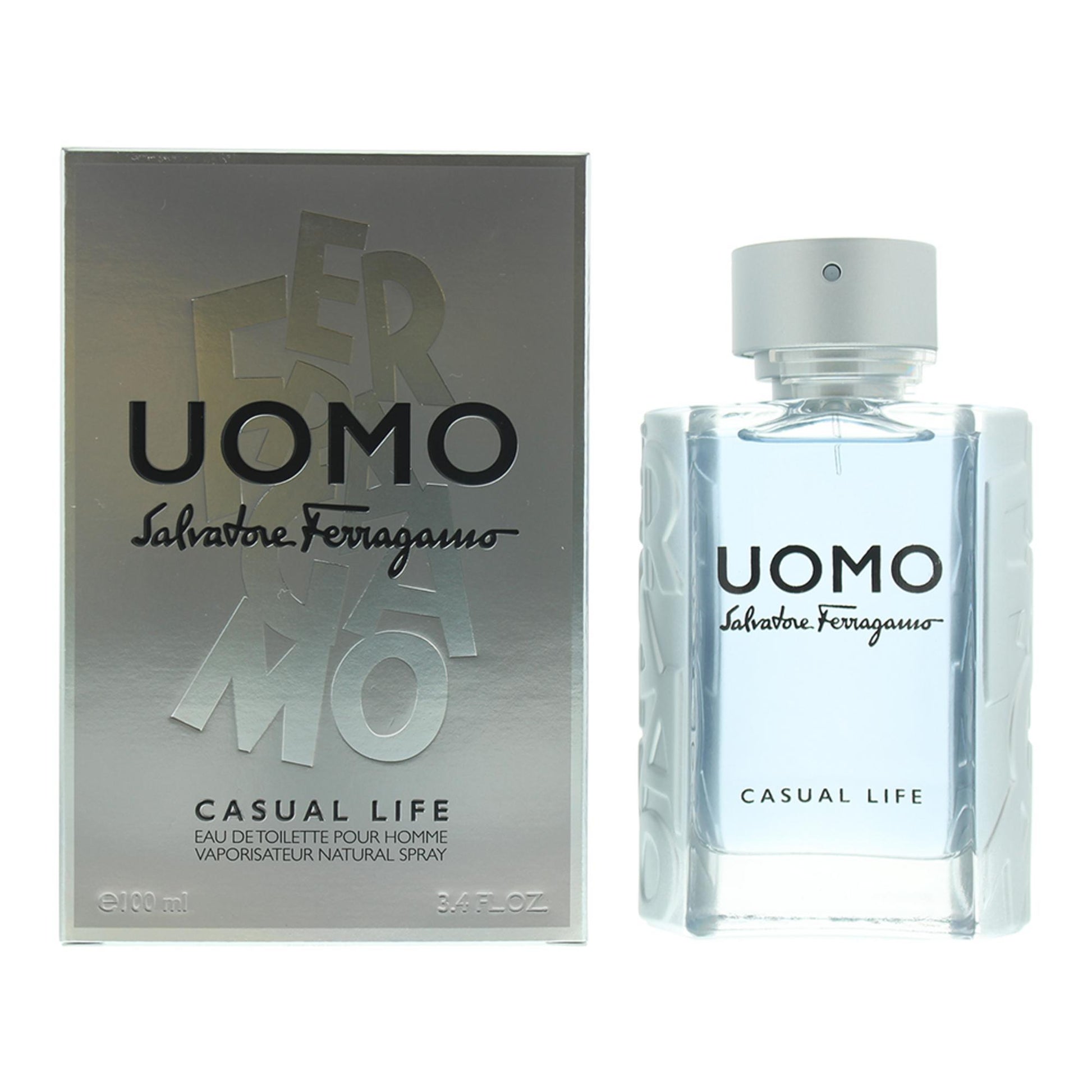 Salvatore Ferragamo Salvatore Ferragamo, Uomo Casual Life, Eau de Toilette, Für Männer, 100 ml Regular