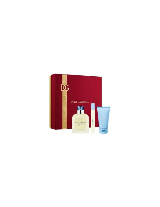 DOLCE & GABBANA DOLCE & GABBANA Light Blue Homme Eau de Toilette 125 ml und Duschgel 50 ml Set Kosmetik