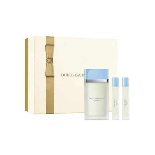 DOLCE & GABBANA DOLCE & GABBANA Light Blue Set Eau de Toilette 100 ml Körpercreme 50 ml Travel Spray 10 ml Kosmetik