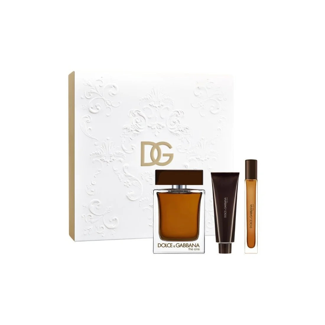 DOLCE & GABBANA DOLCE & GABBANA The One Men Eau de Parfum 100 ml Set mit 10 ml Aftershave und 10 ml Kosmetik
