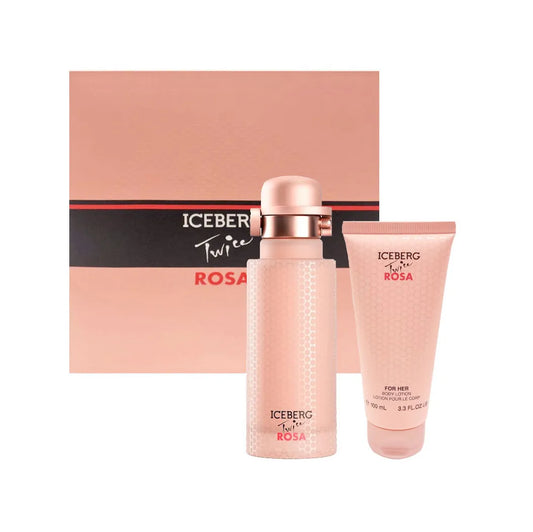 ICEBERG ICEBERG Twice Rosa Eau de Toilette 125 ml und Locion Perfumada Corporal 100 ml Set Parfüm