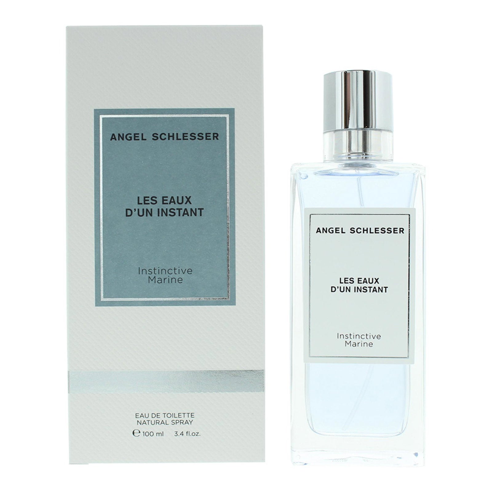 Angel Schlesser Angel Schlesser, Les Eaux D'un Instant Instinctive Marine, Eau de Toilette, Unisex, 100 ml Regular