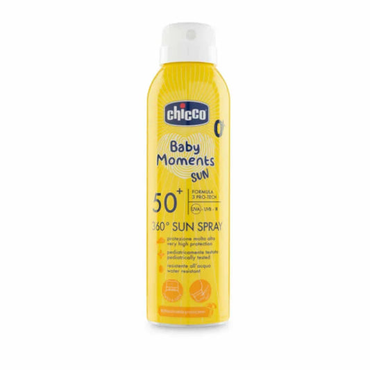 CHICCO Baby Moments 360 Sun Spray LSF 50+ Sonnenschutz 150 ml ab 0 Monate Sonnenpflege
