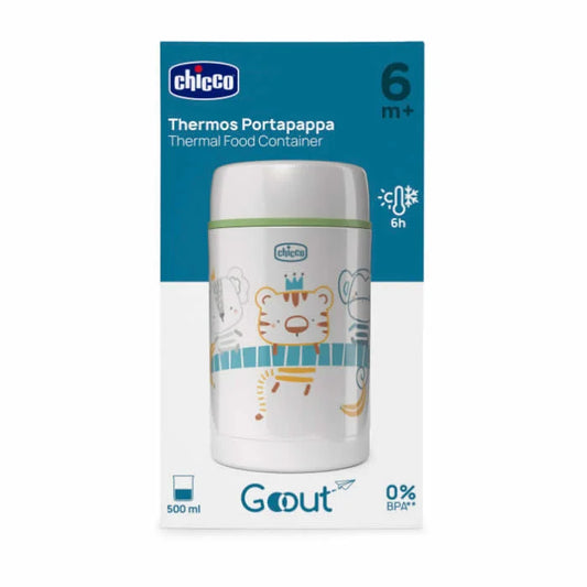 CHICCO Food Thermos 500 ml Isolierbehälter für Babynahrung Kosmetik
