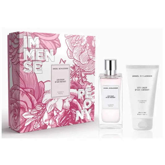 Angel Schlesser Les Eaux D'Un Instant Immense Peony Eau De Toilette Spray 100ml Set 2 Artikel