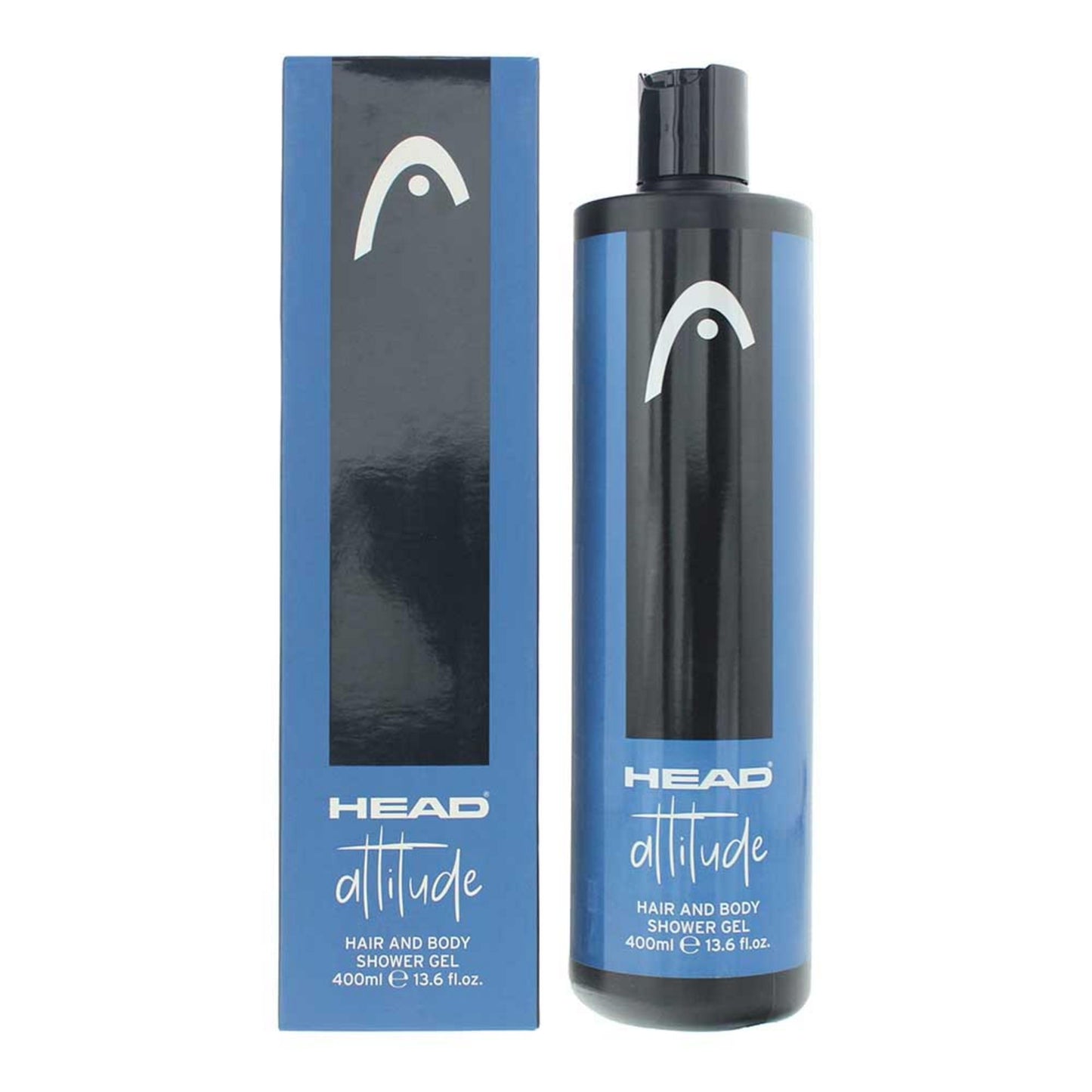 Head Head, Attitude, Duschgel & Shampoo 2-in-1, 400 ml Regular