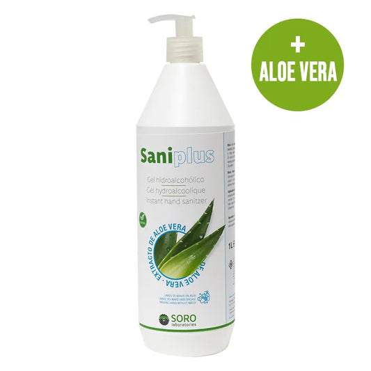 Hydroalkoholisches Gel zur Handdesinfektion mit Aloe Vera 1 Liter