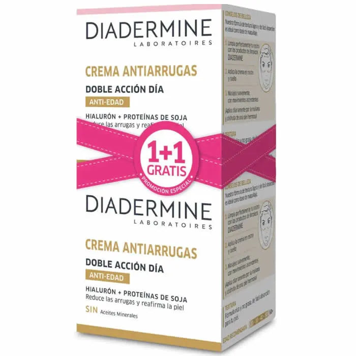 DIADERMINE DIADERMINE Double Action Anti Wrinkle Tagescreme 50 ml Set 2 Stück Gesichtscreme