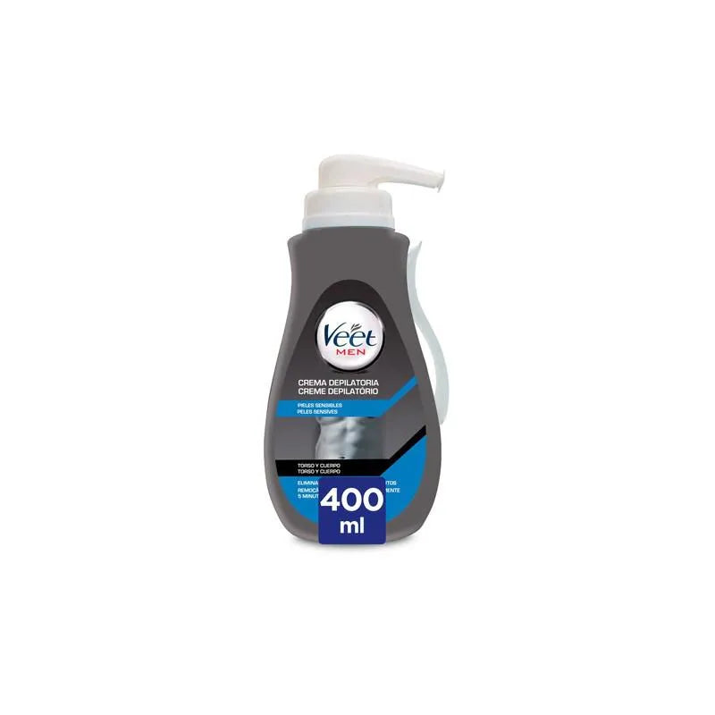 VEET Veet Men Gel Crema Depilatoria Piel Sensible 400 ml Kosmetik