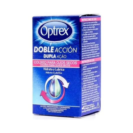 Optrex Doble Acción Dry Eyes Eyedrops 10 ml