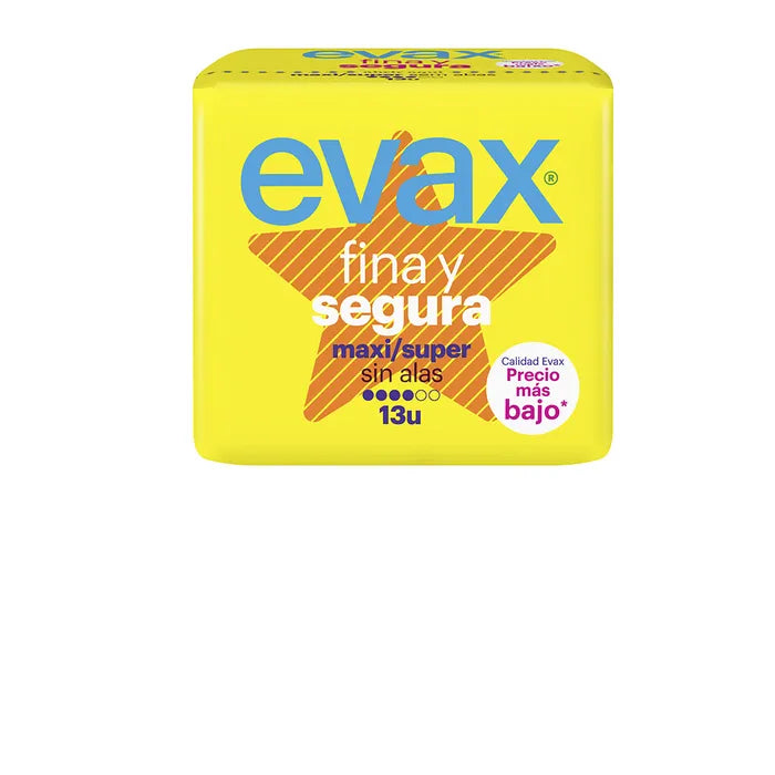 EVAX EVAX Fine and Safe Maxi Slipeinlagen 13 Stück Kosmetik